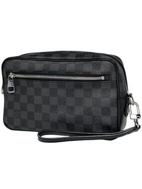 Louis Vuitton Pochette Secondbag Damier Graphite Noir Handbag